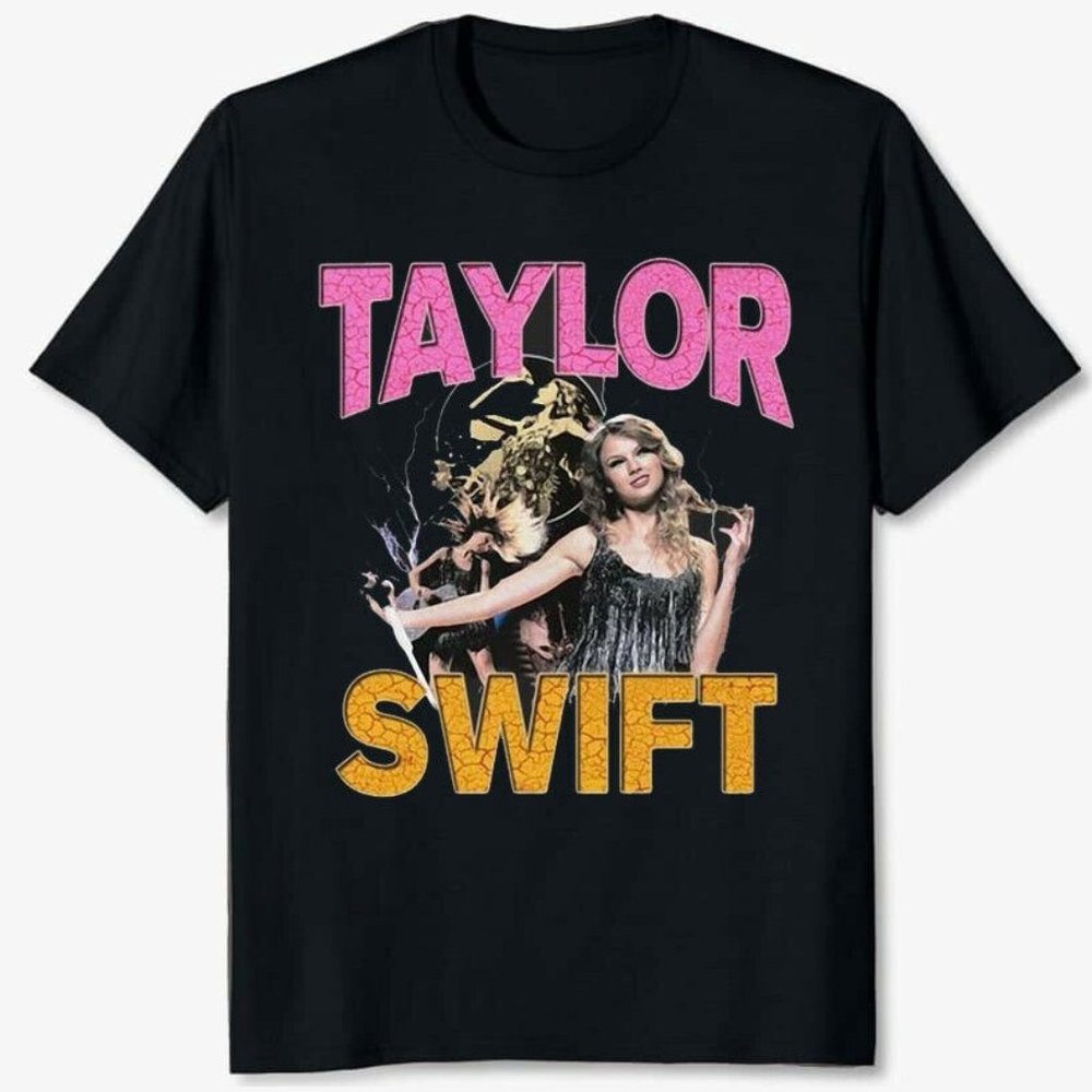 Taylor Swift Singer Unisex Black T Shirt
